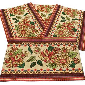 Kinara Sunflower Summer Spring Place Mats placemats Set of 4 13x19 inches